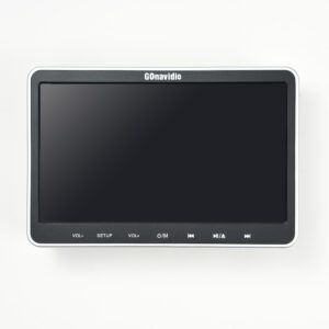 GOnavidio 10.1'' Car DVD Player with HDMI Input Support 1080P MP4 Video, USB/SD Card, AV In/Out, Region Free, Region Free, Last Memory